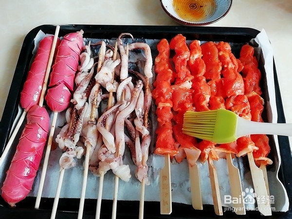 香辣烤串的步骤