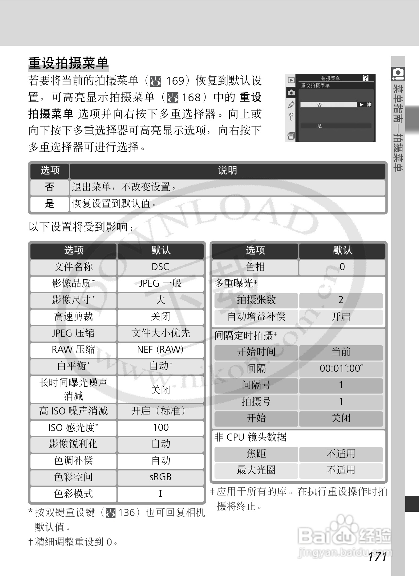 尼康D2Xs数码相机使用说明书:[19]
