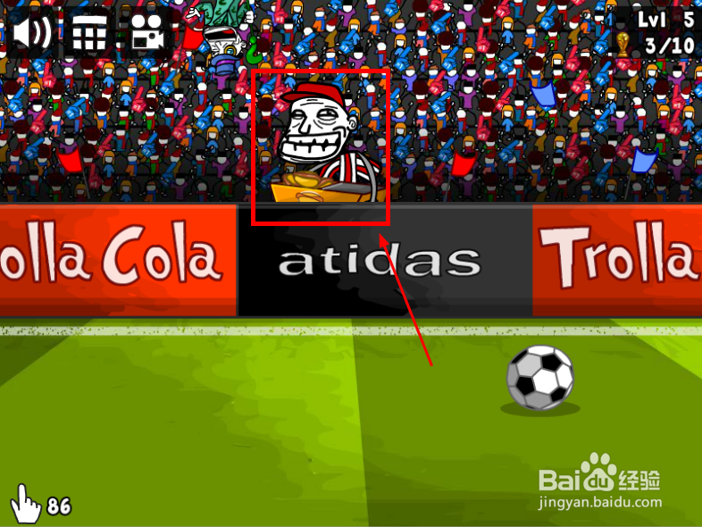 “史上最贱小游戏之足球”攻略