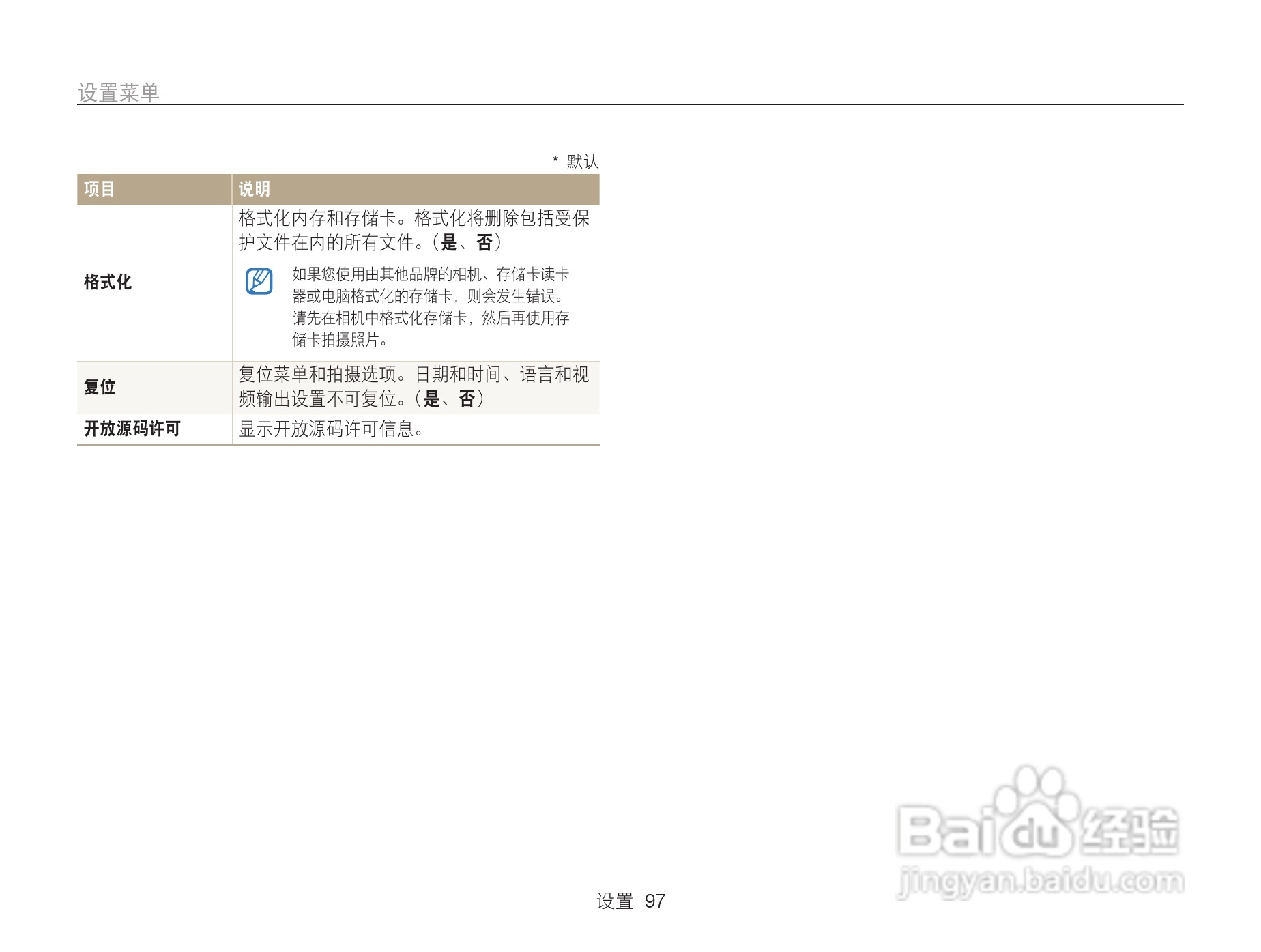 三星WB101数码相机说明书:[10]