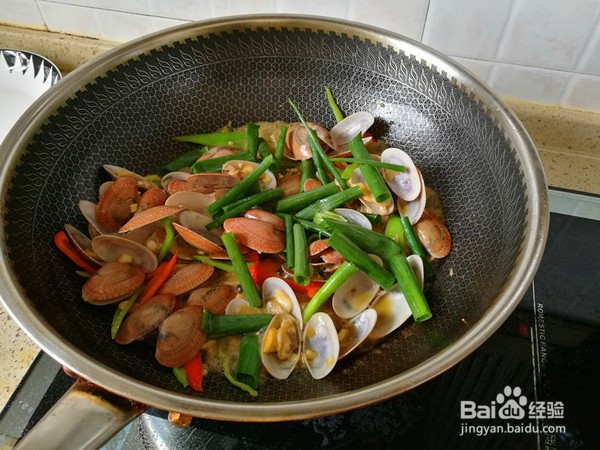 家常双椒炒花甲