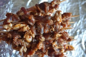 烤箱烤羊肉串的做法