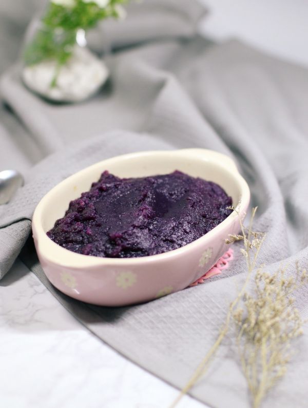 面包机版紫薯馅