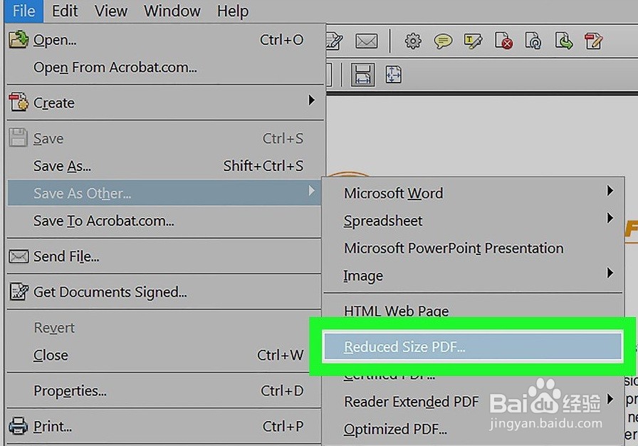 如何使用Adobe Acrobat Pro缩小PDF文件大小