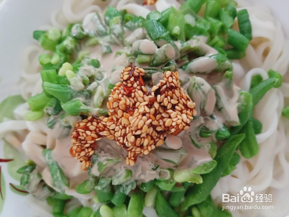 芝麻酱面条做法