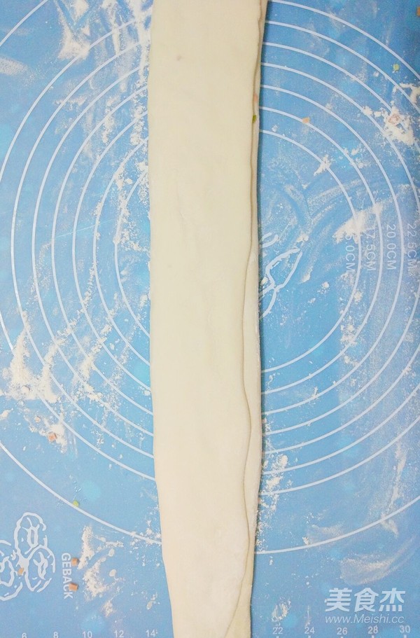 一次发酵香葱火腿花卷