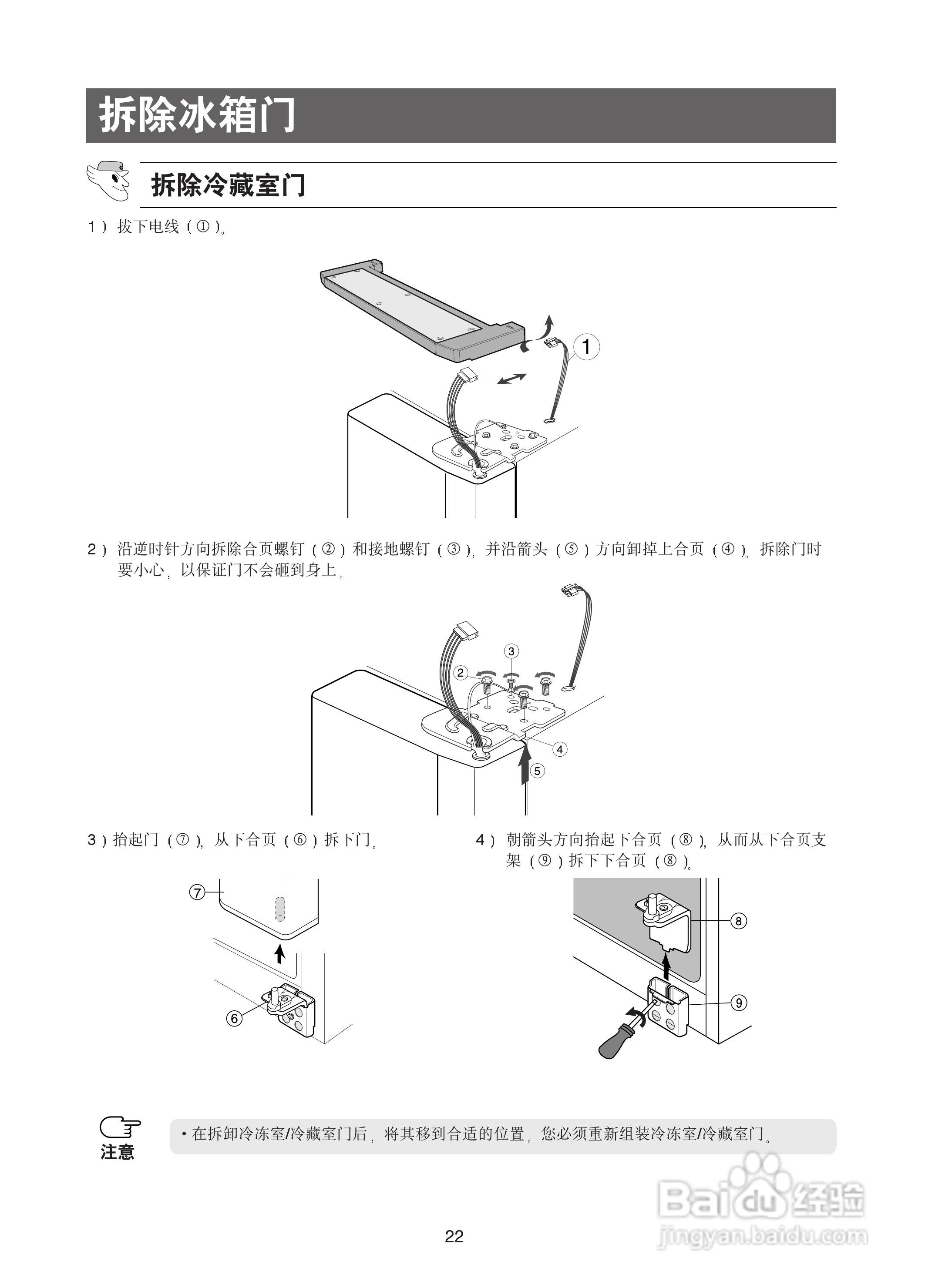 三星RSE8BPPS电冰箱使用说明书:[3]