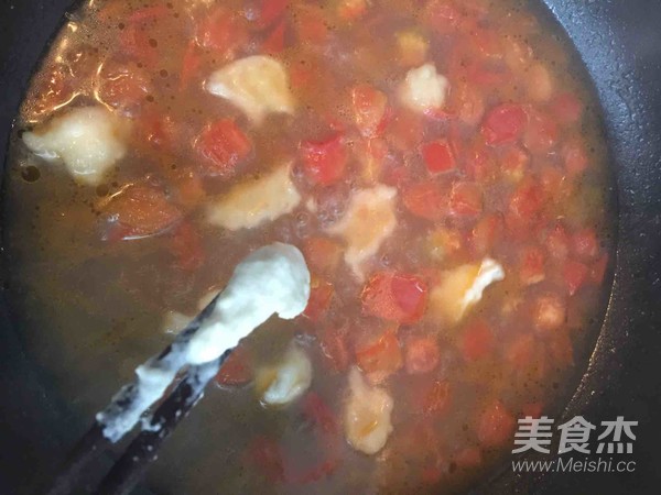 番茄疙瘩汤的做法