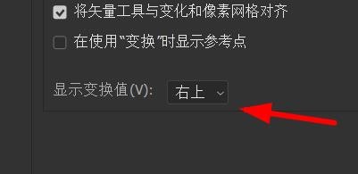 PS显示变换图如何设置为总不