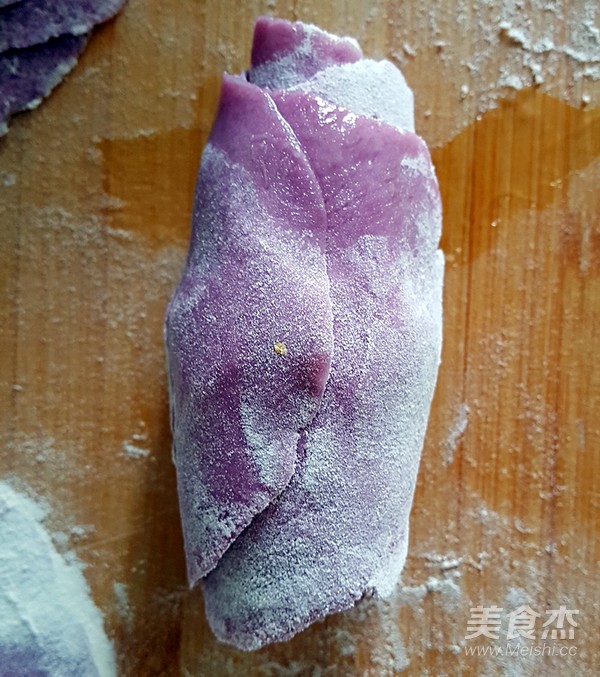 紫薯玫瑰卷的做法
