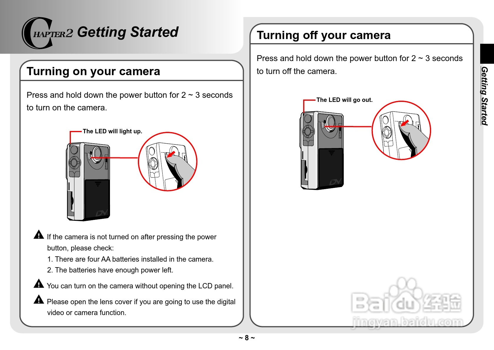 爱普泰克Pocket DV3300数码摄像机使用说明书:[1]