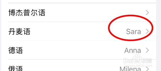 iPhone14如何设置朗读内容的声音为丹麦语