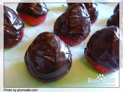 巧克力草莓的做法