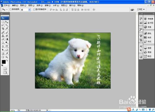 PS软件如何使用消失点滤镜