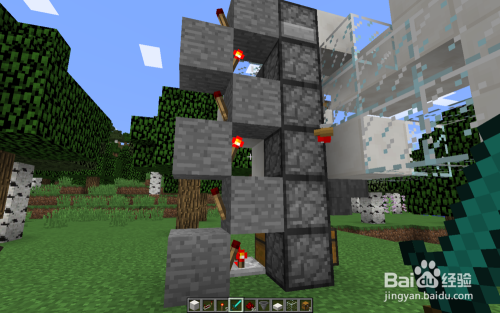 Minecraft我的世界全自动养鸡场 百度经验