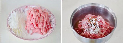 手把手教你,家中李元爸京酱肉丝做法