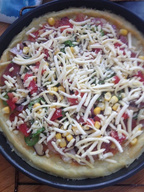 土豆泥饼底披萨