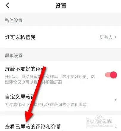 西瓜视频App屏蔽的评论如何查看
