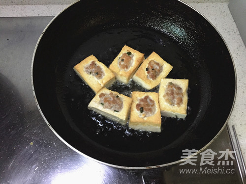 豆腐酿肉的做法