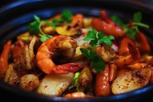 香辣大虾干锅怎么做色香味俱佳