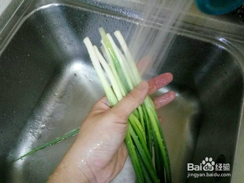 半荤素家常之小葱煎蛋