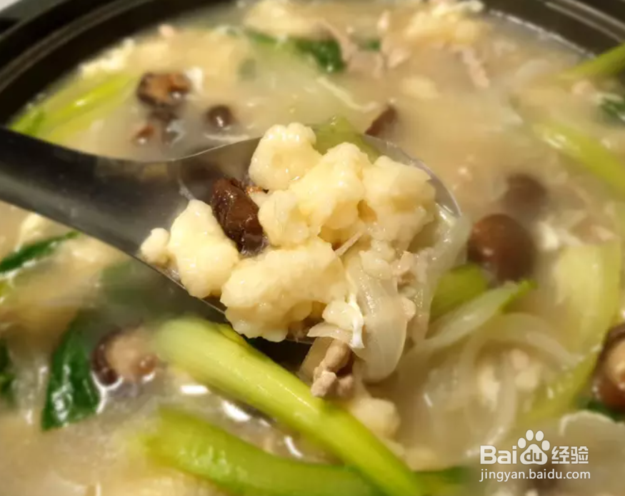 面疙瘩汤（不需揉面团）