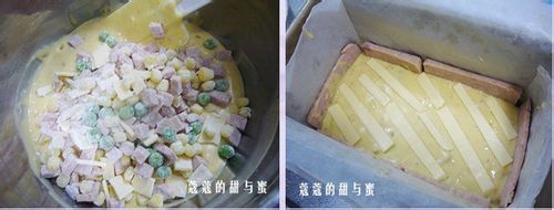 听着都香--午餐肉芝士咸蛋糕