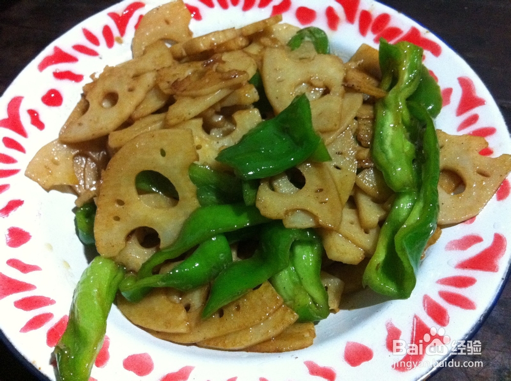 青椒炒藕怎么做