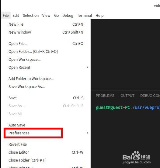 ubuntu vscode字体设置