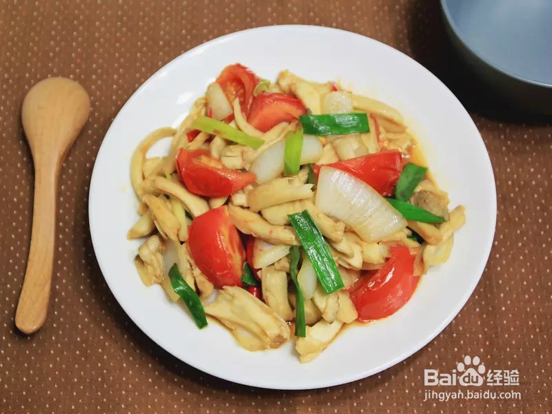 怎样做出家常菜系列之番茄杏鲍菇