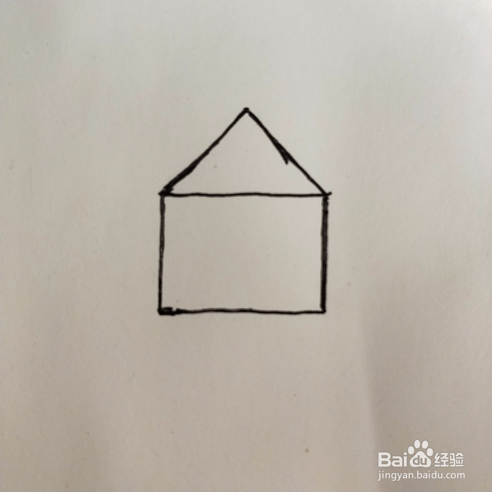 宝宝启蒙画：图形世界里的小房子