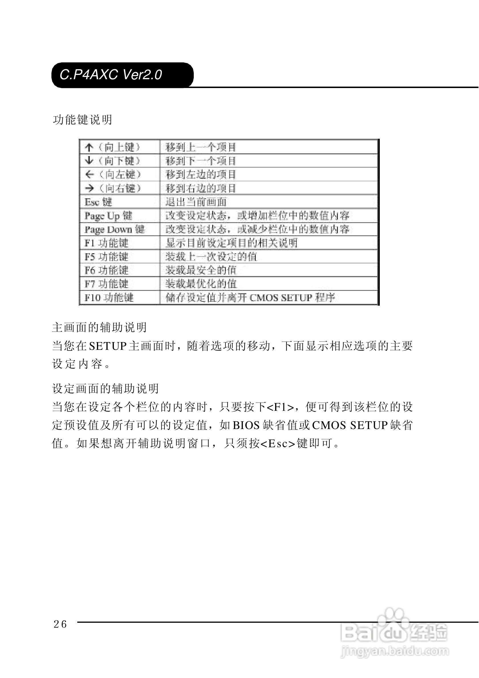 七彩虹C.P4AXC型主板说明书:[3]