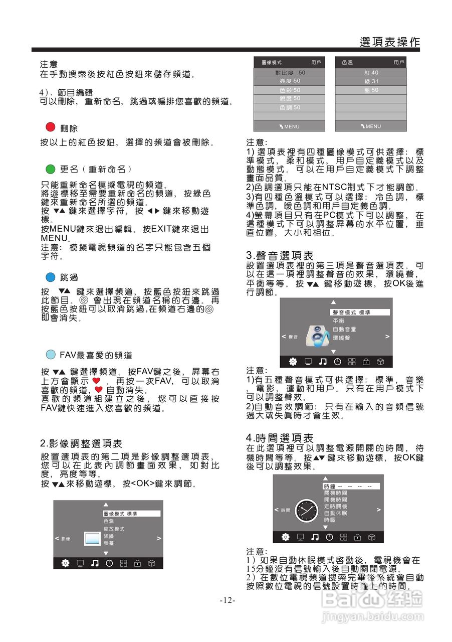 声宝LC-32LE330H型液晶电视机说明书:[2]