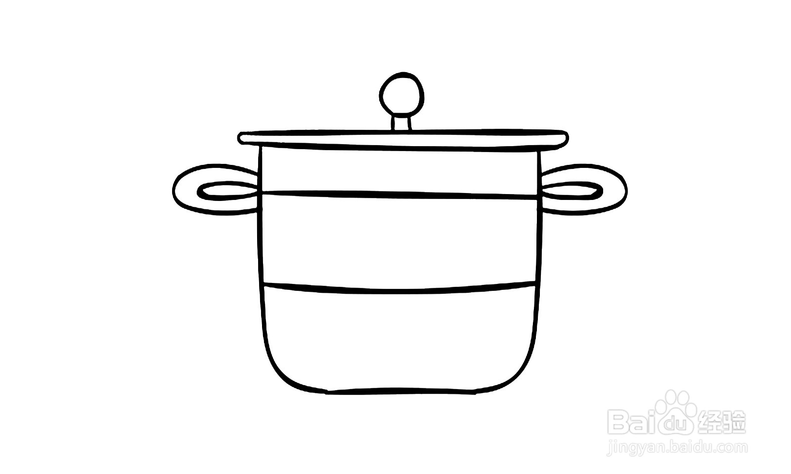 简笔画电饭锅怎么画