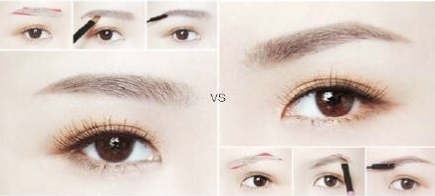 教你如何画眉，一字眉vs高挑眉