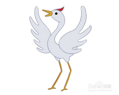 飞鹤的简笔画