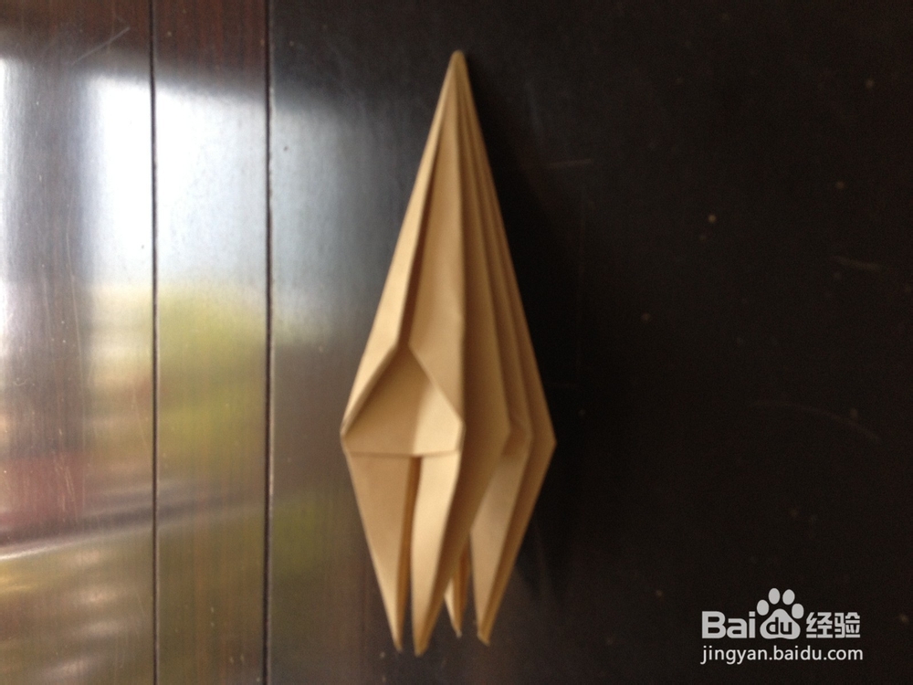 怎样折纸百合花