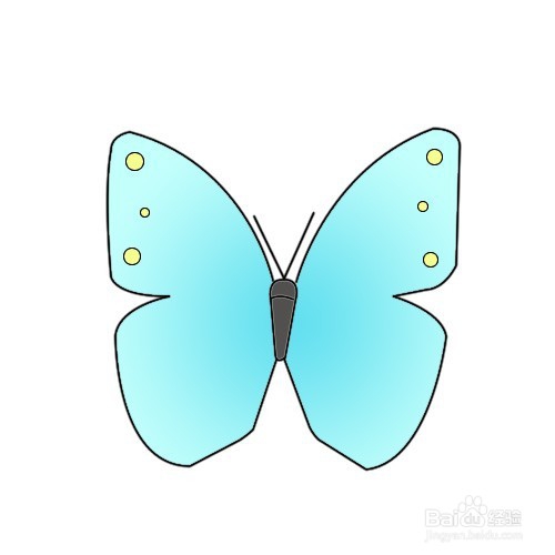 如何画蝴蝶简笔画