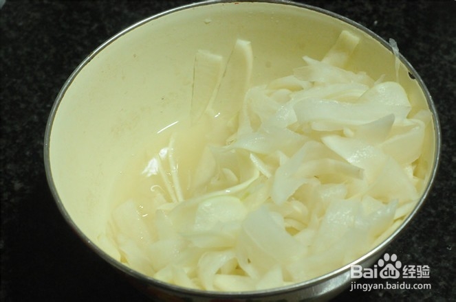 开胃小菜拌萝卜条