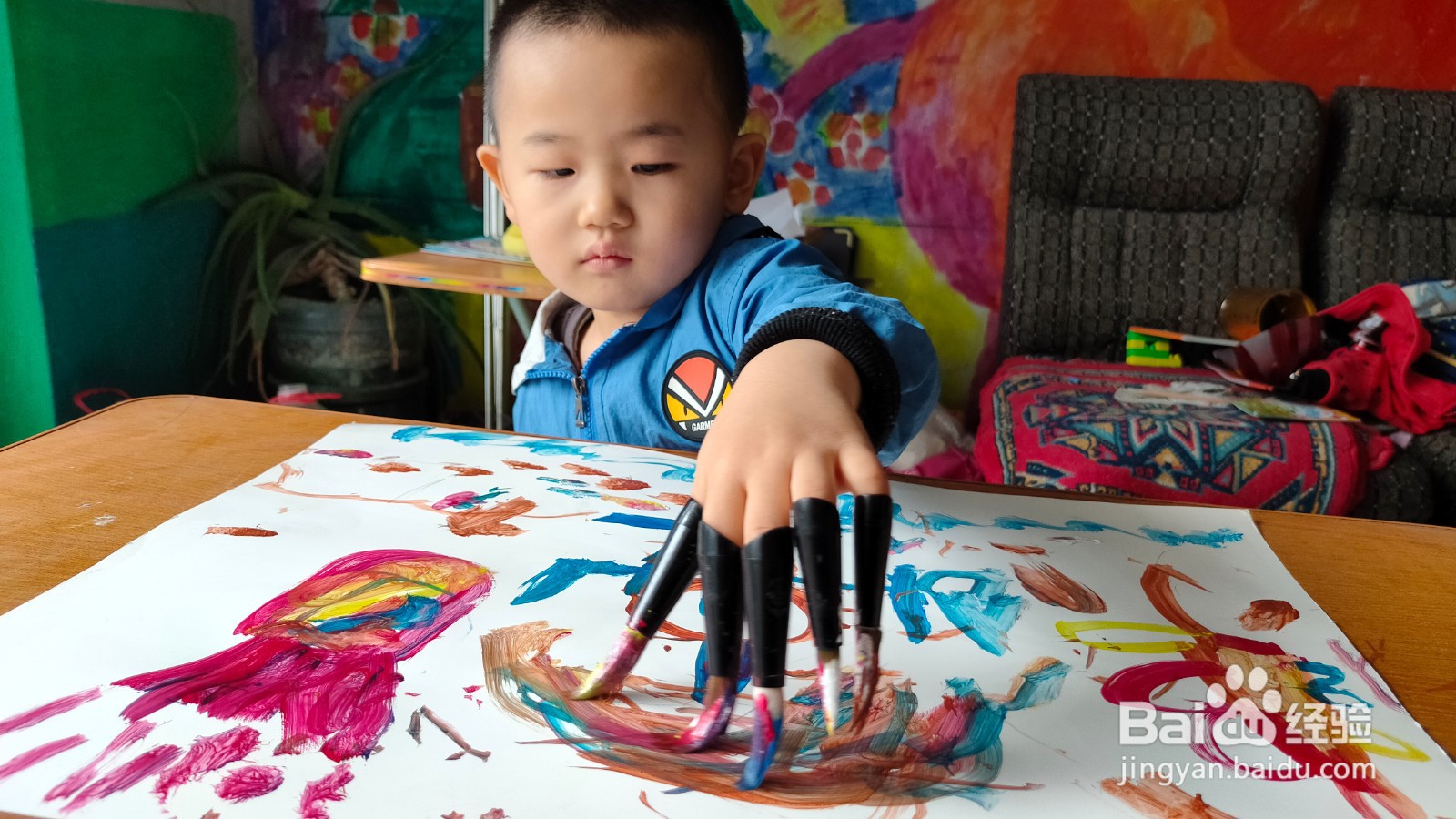 创新专利《指套笔绘画》视频教程系列1