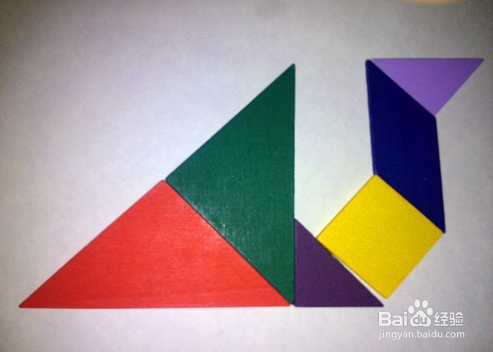 #过年#过年怎么用七巧板拼小鸟