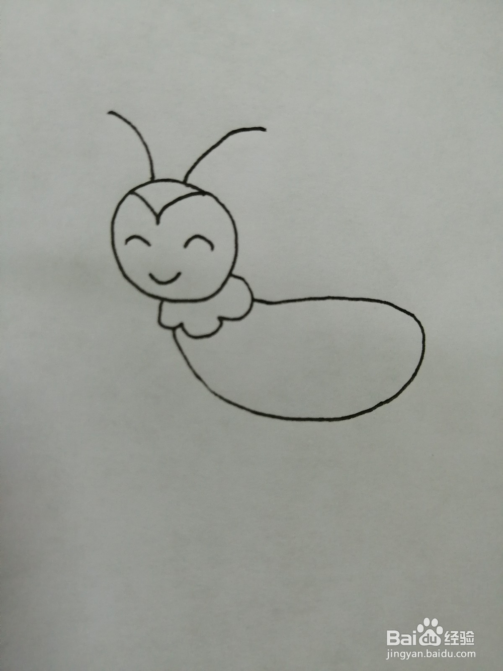 可爱的小蜜蜂怎么画