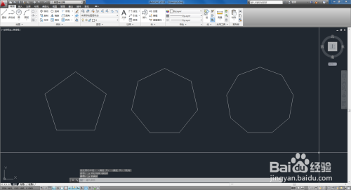 CAD绘制多边形