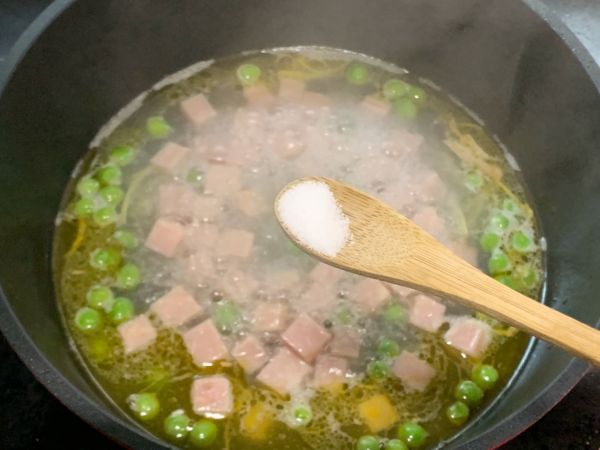 午餐肉日本豆腐羹