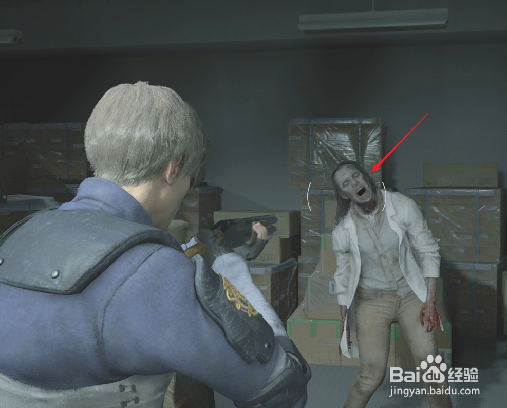 生化2重制版里昂里关攻略70:返回东区大堂