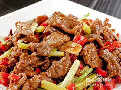 牛肉小炒的制作方法