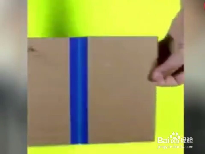 快递盒制作小房子的教程