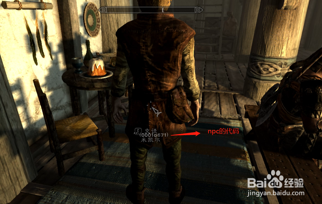 老滚5怎么查看npc数据