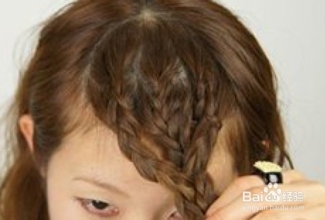 刘海编发减龄清爽甜美小清新哦