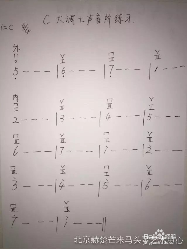 赫楚芒来(马老师)教你学习马头琴c调七声音阶